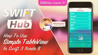 Lesson #1 | How to Use Simple TableView In Swift