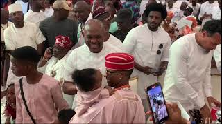 TONY ELUMELU CAME TO SURPRISE WIZKID ON HIS MOTHER FUNERAL CEREMONY PARTY