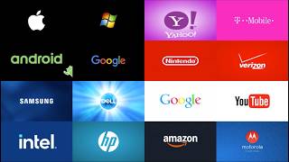 Battle of the Logos - TOP TECH LOGOS in Four Animated Versions! (Combined Endings)