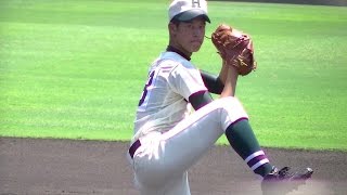 報徳学園・末野雄大（３年）２０１６夏　兵庫大会・３回戦