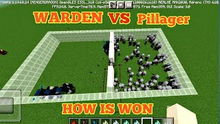 warden VS pillager fight  😯 😯  Let's see How is win 😯.