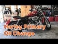 Harley Davidson Sportster Primary Oil Change