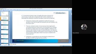 Protocol Deviation - Clinical Data Management