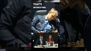 Magnus Carlsen sleeping in Chess World Championship 😴😴