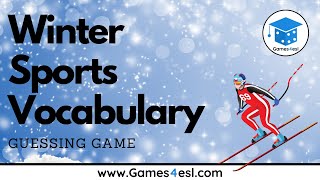 Winter Sports In English | Winter Sports Vocabulary Game