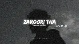 zaroori tha💔 - singing | cover |  shubhdeep |