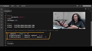 9 Example of Loop in earSketch Python
