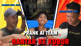 PRANK AI BOY/ANIQ HANTAR KUBUR!! ANIQ TAKUT NANGIS PANGGIL FIERA!!