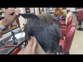 asmr barbar _ classic men s short length haircut with scissors alrayaanhairstudio