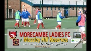 2013 01 27 MORECAMBE LADIES FC 9 v 1 Mossley Hill Res Lancashire Cup