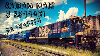 segunda saída das novas locomotivas ES44ACi SUZANO do portão da wabtec em Contagem-MG