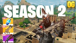 I Find The Rarest ITEMS IN Fortnite OG SEASON 2  ( Legendary Scar , Tactical Shotgun )