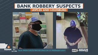 Two local bank robberies might be connected