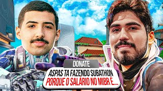 SALÁRIO do ASPAS no MIBR FOI DESCOBERTO por causa do SUBATHON 🤣