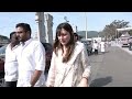 hansika motwani visit tirumala with her husband sohael khaturiya hansika latest visuals fc