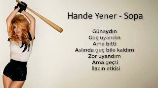 Hande Yener - Sopa | Lyrics Version | Sözler Ekranda