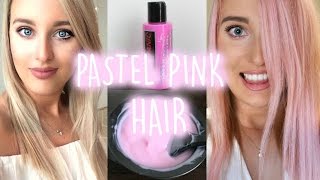 HOW TO DYE YOUR HAIR PASTEL PINK