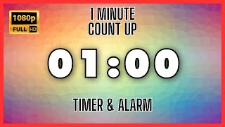 ⏰ 1 Minute Timer Count Up 1080p HD Online Timer to Improve Your Focus and Accelerate Productivity