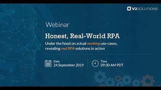 Honest, Real-World RPA | RPA Webinar