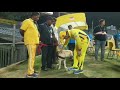 ಧೋನಿ ನಾಯಿ ಜೊತೆ ಹೇಗೆ ಆಡಿದ್ದಾರೆ ನೋಡಿ dhoni playing with dog after the match