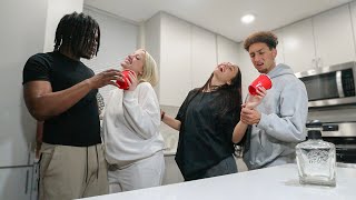 DRUNK PRANK ON THE BOYS!! *THEY WERE HEATED*