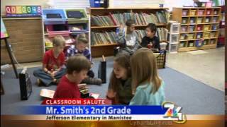 Classroom Salute- Mr. Smith's Second Grade at Jefferson Elementary In Manistee