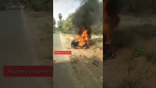 ola owner burns scooter himself - So many issues and no support.