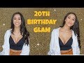 MY 20th BIRTHDAY GLAM GRWM | Hair + Makeup ♡ Andrea Kyriakou