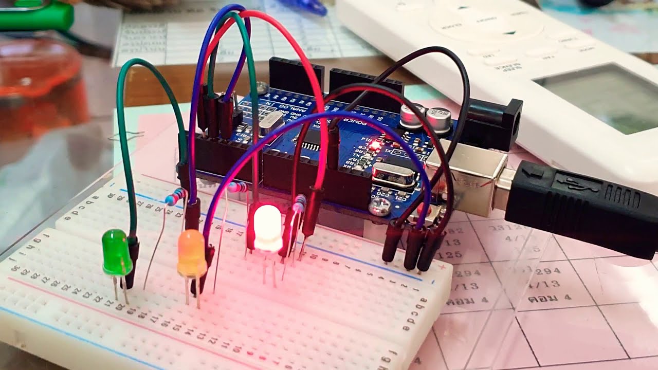 Blink Led With Arduino - YouTube