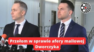 Przełom w sprawie afery mailowej Dworczyka.