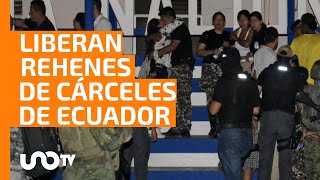 Liberan a todos los rehenes retenidos en cárceles en Ecuador