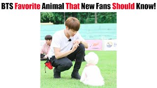 BTS Members Favorite Animal That New Fans Should Know! (Part 1)