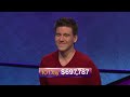 James Breaks the Single-Game Winnings Record  Jeopardy! Masters  JEOPARDY!