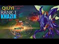 [RANK 1 KHAZIX] OVER 20 KILLS PERFECT KDA IN DIAMOND ELO - QIUYI KHAZIX VS REKSAI