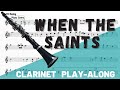 When The Saints Go Marching In for Solo Clarinet in Bb. Play-Along/Backing Track