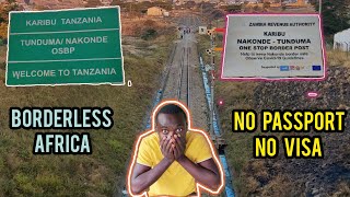 Borderless Africa-How we entered Tanzania without passport or visa as Zambians 😱😱