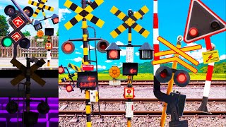 【踏切アニメ】有名な映画俳優に偶然出会うふみきりカンカン😂😂😂The Railroad Crossing That Accidentally Meets a Famous Movie Actor