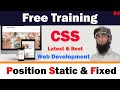 #04 👉CSS Position Sticky, Static and Fixed | 👌Best Example To Move Elements Anywhere You Want