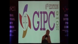 Mr. Soumik Das Technical Session VII At GIPC 2016, New Delhi, India