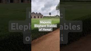 Step into history at Hampi's majestic Elephant Stables where royalty's grand companions once rested!