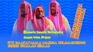 itti Gaafatamaa Majlisa Bul mag ciroo Sheikh Sulxaan Siraaj