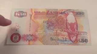 2007 Fifty Kwacha note from Zambia