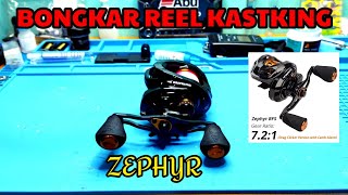 Bongkar reel kastking zephyr/bfs reel @amysuhaimichannelasc8343