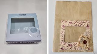 Fabric Window Pockets from packaging boxes