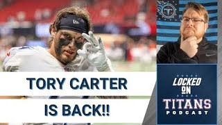 Tory Carter Returns for Tennessee Titans Just In Time For Cincinnati Bengals Playoff Game