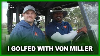 Caleb Pressley Plays Golf with Von Miller