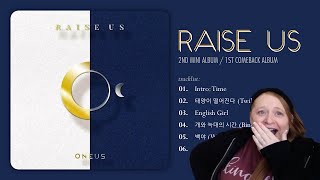 Oneus - Raise Us Album listen - English Girl, Bing Bing, White Night & Now [REACTION]