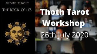 Sex Magick discussion in the Book of Thoth Workshop