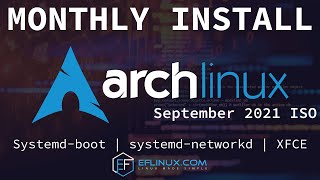 Arch Linux Monthly Install: 09.2021