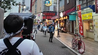 韓国人家族の人生初の東京旅行中、人力車体験 인생 처음 도쿄여행 인력거체험! #東京#Tokyo#東京都#日本旅行#日本旅行